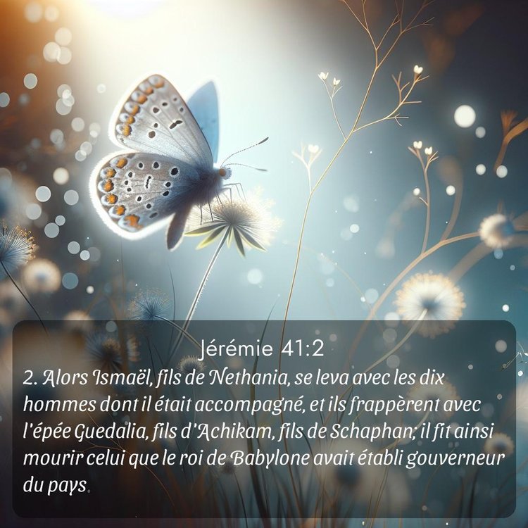 Segond Jérémie 41:2