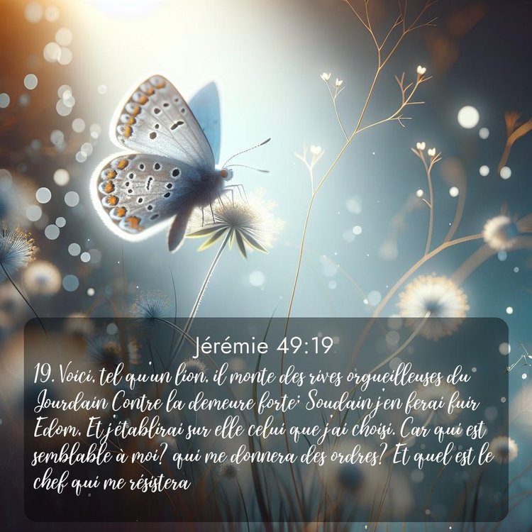 image nature avec verset biblique de la Bible