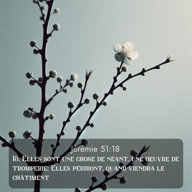 Segond Jérémie 51:18