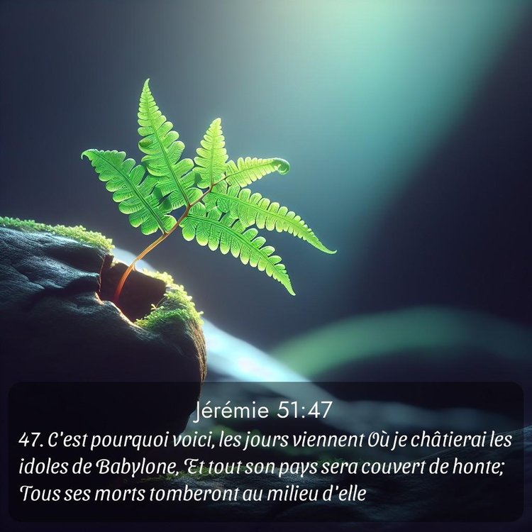 Segond Jérémie 51:47