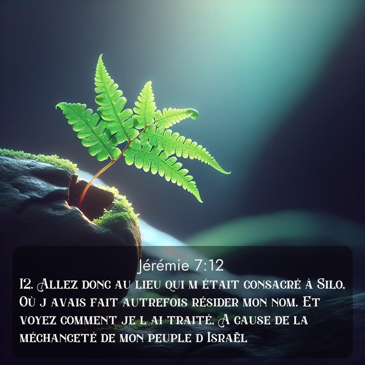 image nature avec verset biblique de la Bible