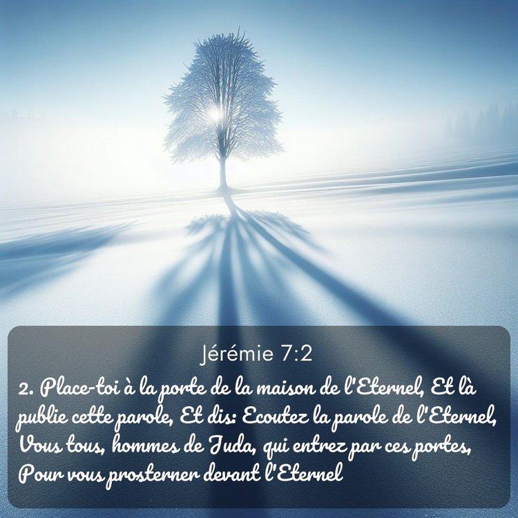 image nature avec verset biblique de la Bible