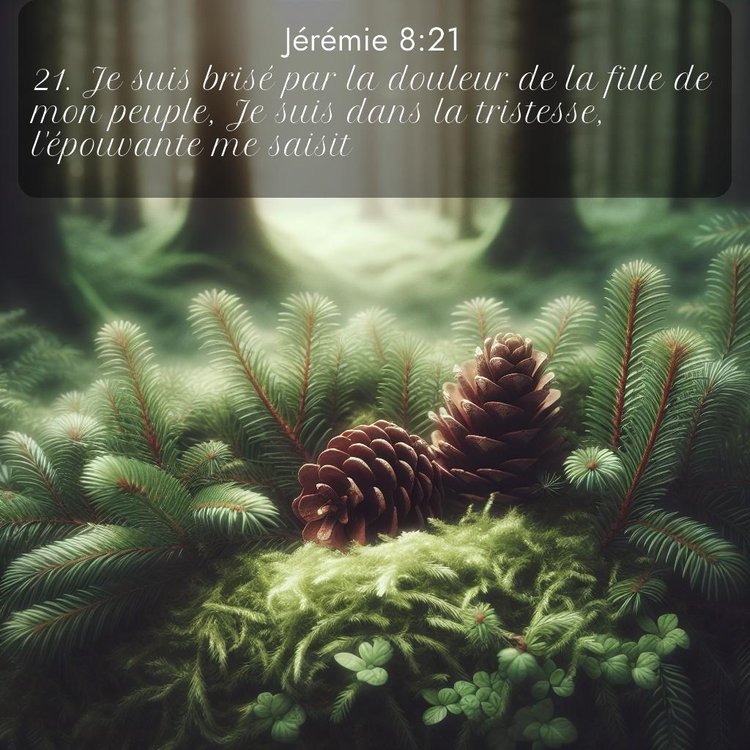 Segond Jérémie 8:21