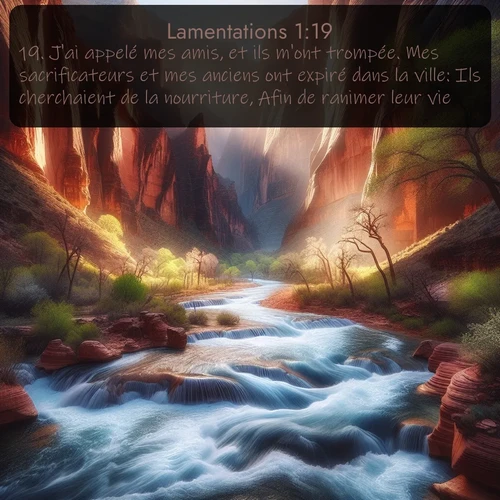 Segond Lamentations  ; image nature: image avec le verset biblique :J&#039;ai appelé mes amis, et ils m&#039;ont trompée. Mes sacrificateurs et mes anciens ont expiré dans la ville: Ils cherchaient de la nourriture, Afin de ranimer leur vie. ;  ; 1:19
