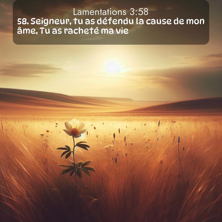 image nature avec verset biblique de la Bible
