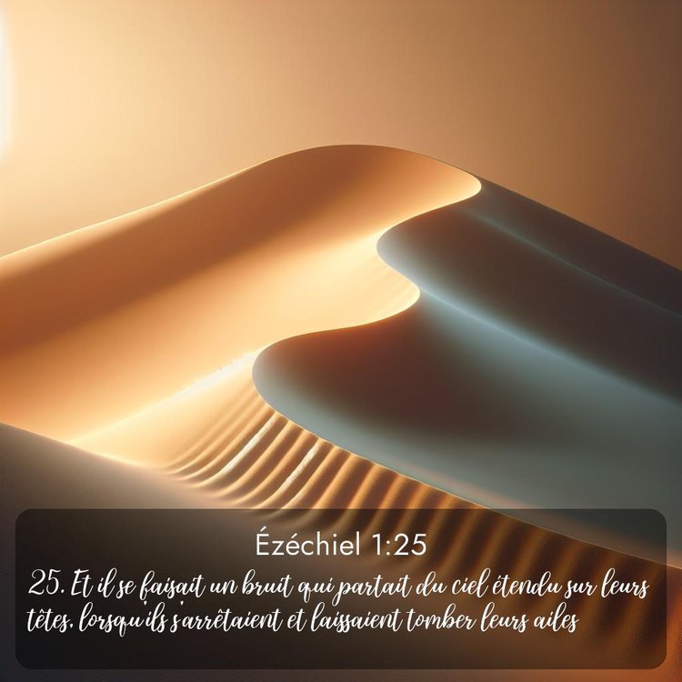 Segond Ézéchiel 1:25