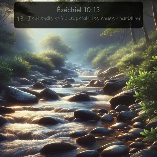 Segond Ézéchiel  ; image nature: image avec le verset biblique :J&#039;entendis qu&#039;on appelait les roues tourbillon. ;  ; 10:13