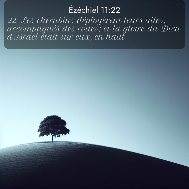 Segond Ézéchiel 11:22