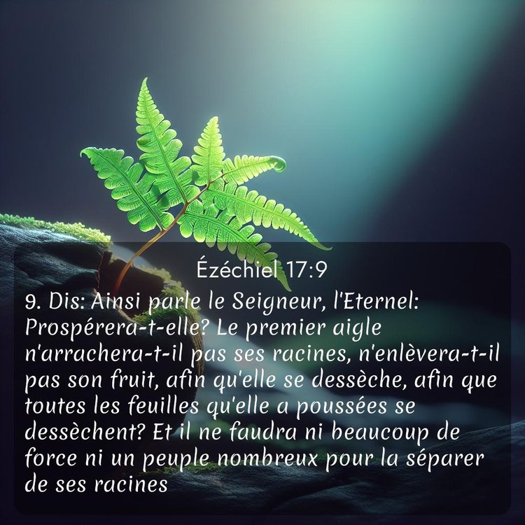 Segond Ézéchiel 17:9