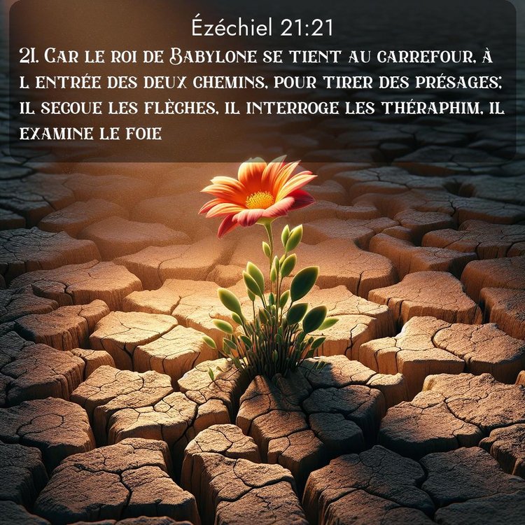 Segond Ézéchiel 21:21