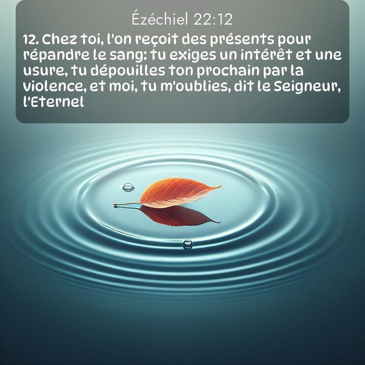 image nature avec verset biblique de la Bible