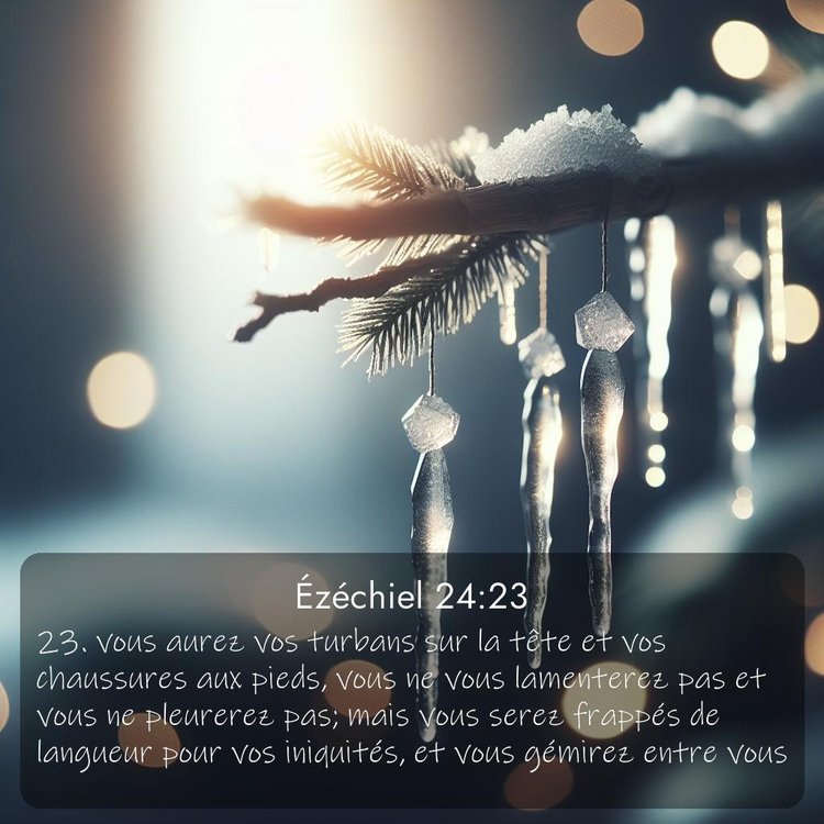 Segond Ézéchiel 24:23