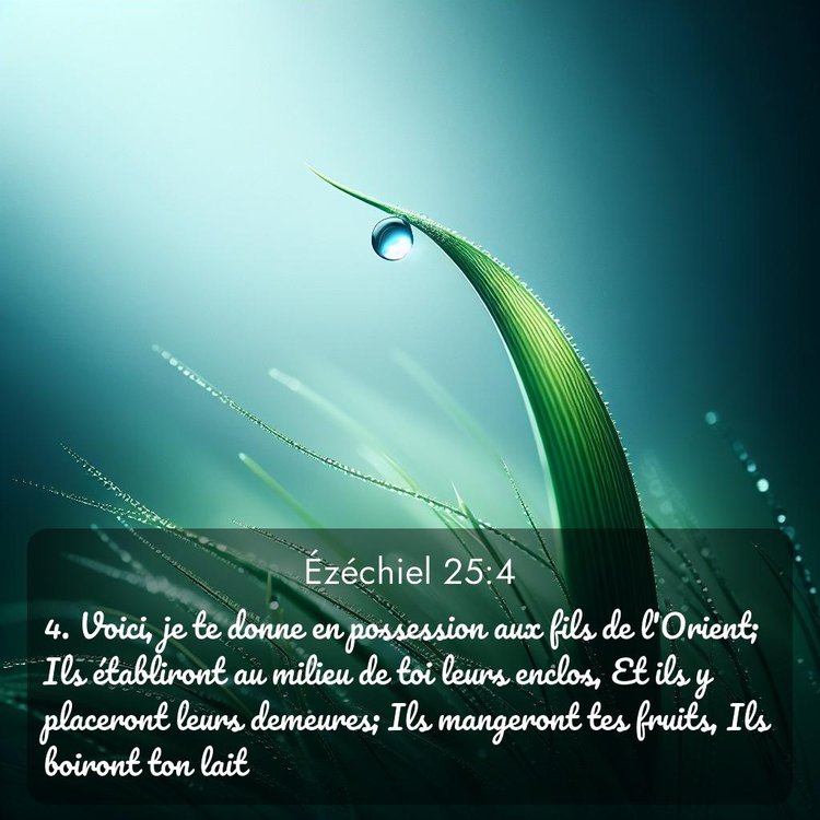 image nature avec verset biblique de la Bible