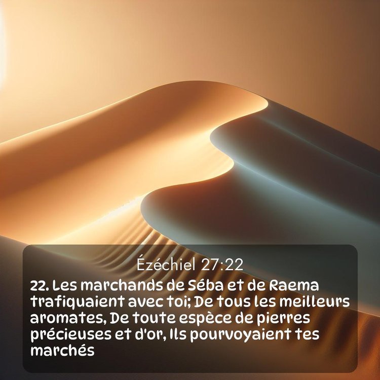 Segond Ézéchiel 27:22