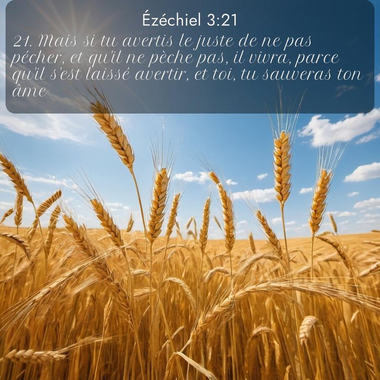 image nature avec verset biblique de la Bible