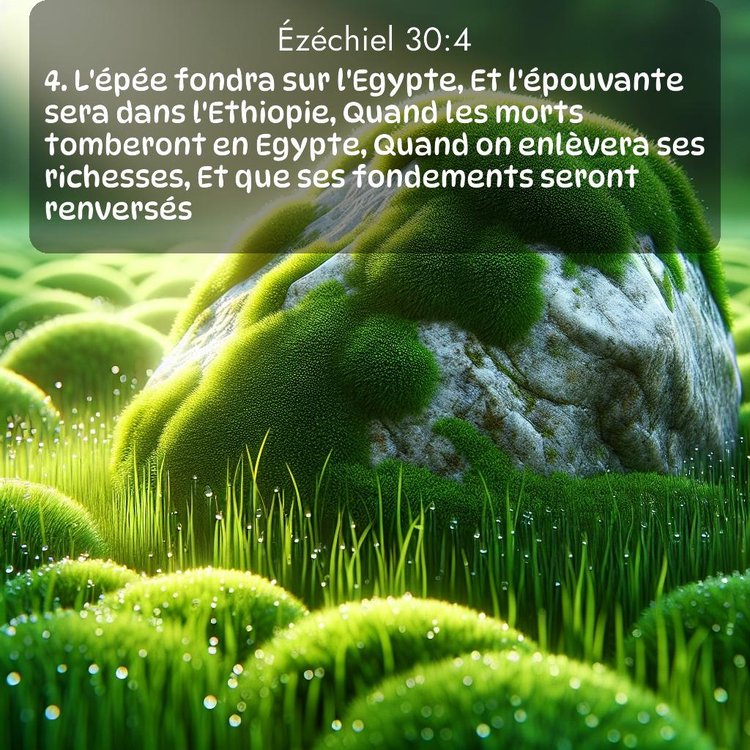 Segond Ézéchiel 30:4