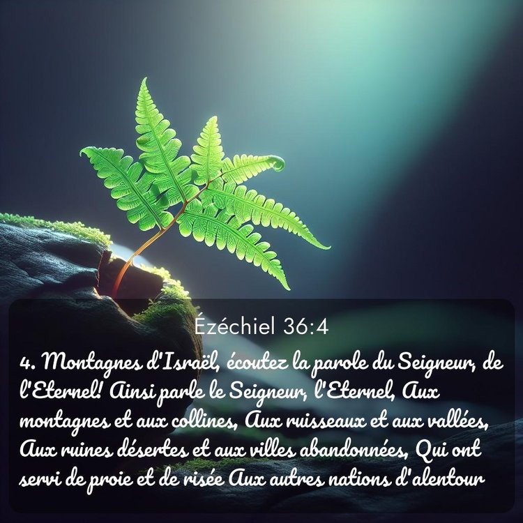 image nature avec verset biblique de la Bible