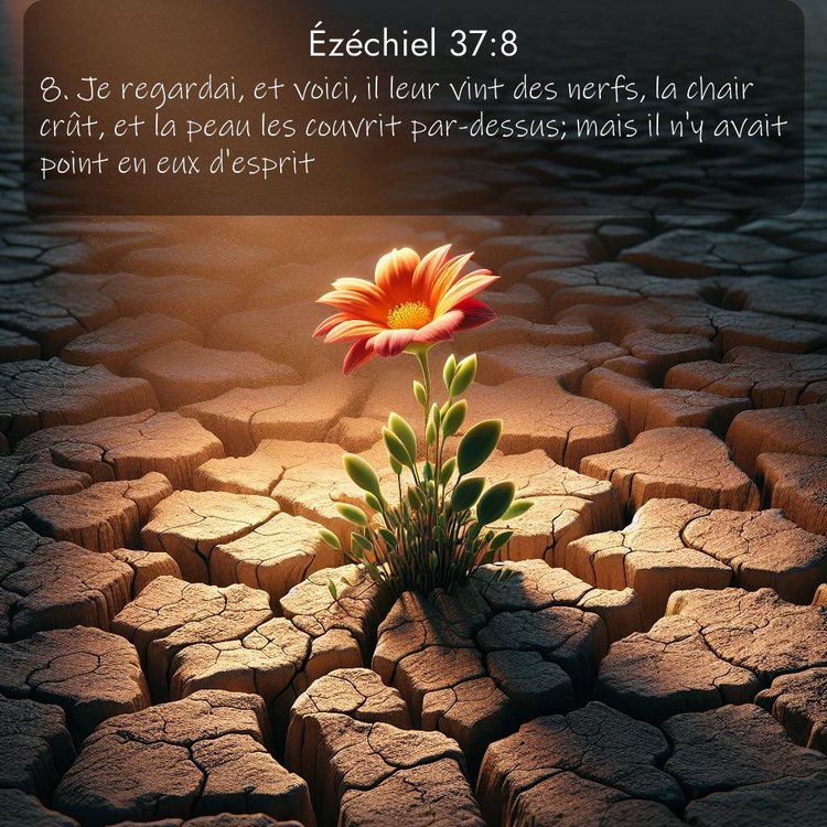 Segond Ézéchiel 37:8