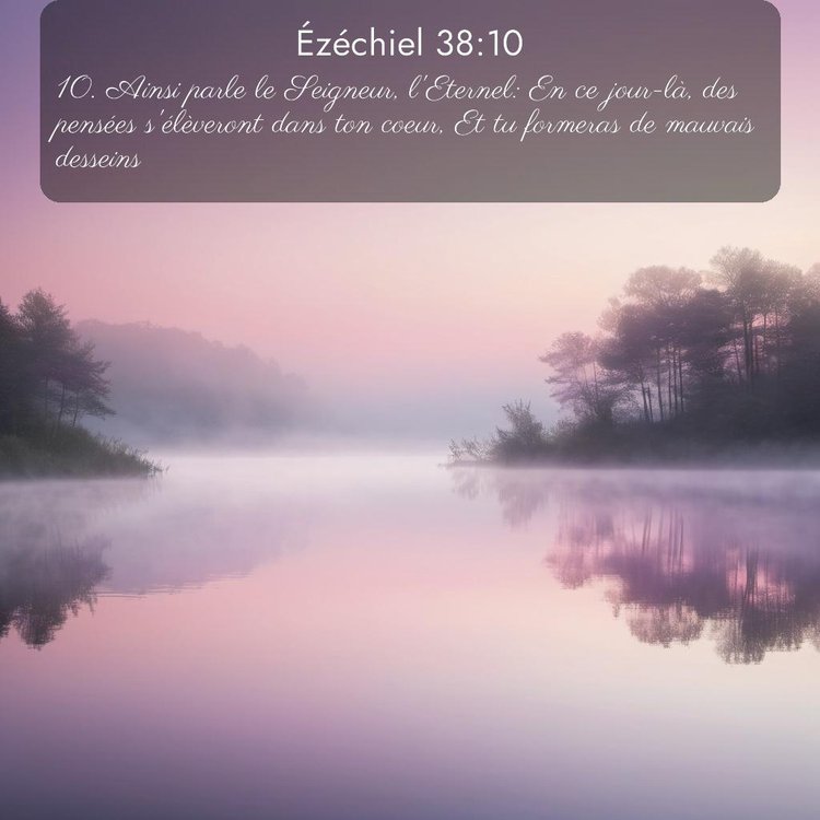 Segond Ézéchiel 38:10