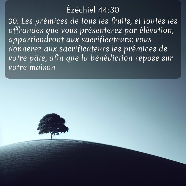 image nature avec verset biblique de la Bible