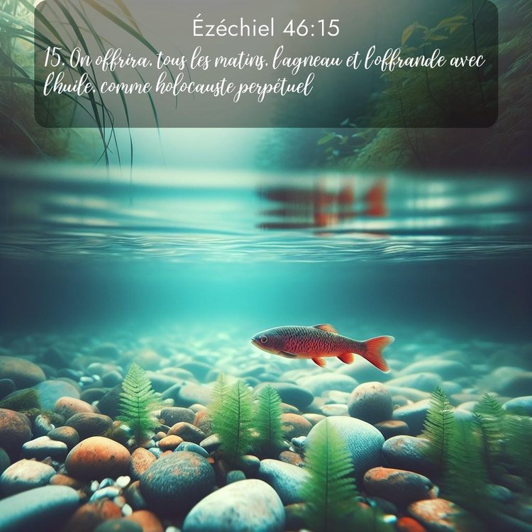 image nature avec verset biblique de la Bible
