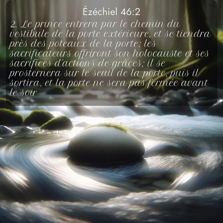 Segond Ézéchiel 46:2