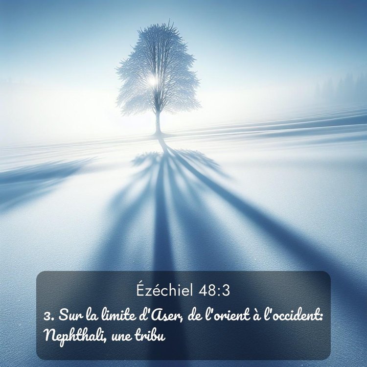 Segond Ézéchiel 48:3