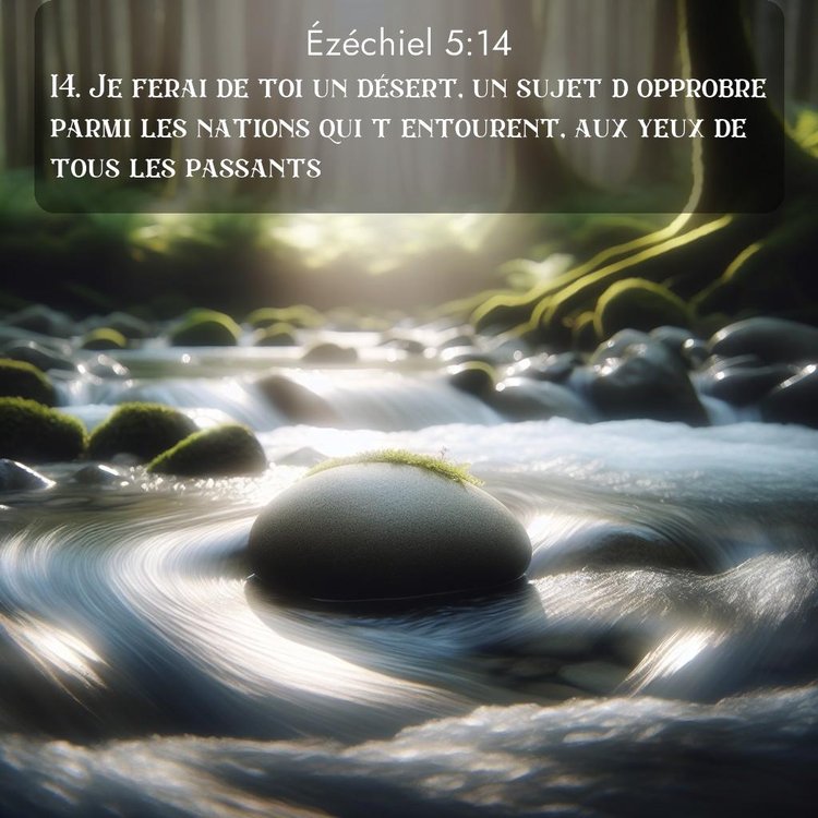 Segond Ézéchiel 5:14