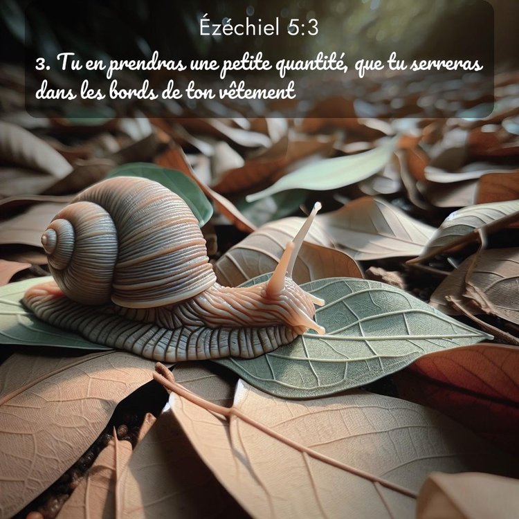 Segond Ézéchiel 5:3