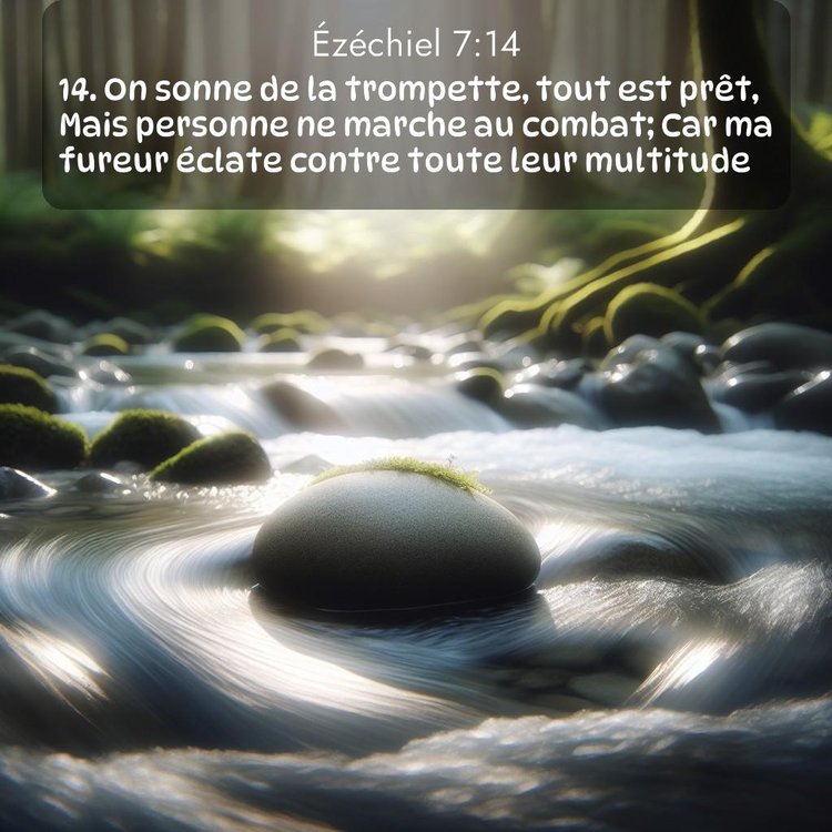 Segond Ézéchiel 7:14