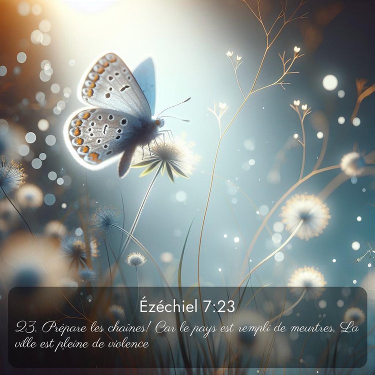 Segond Ézéchiel 7:23