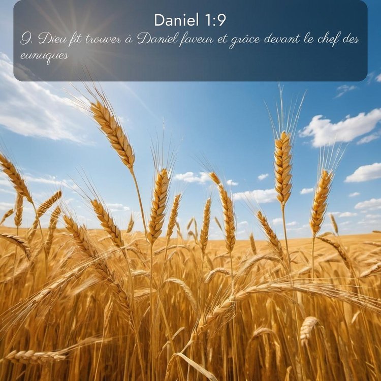 Segond Daniel 1:9