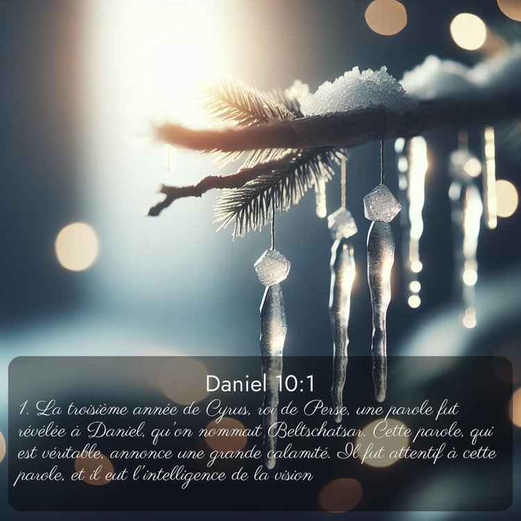 Segond Daniel 10:1