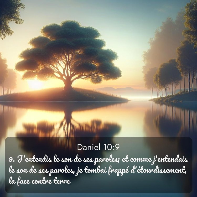 Segond Daniel 10:9