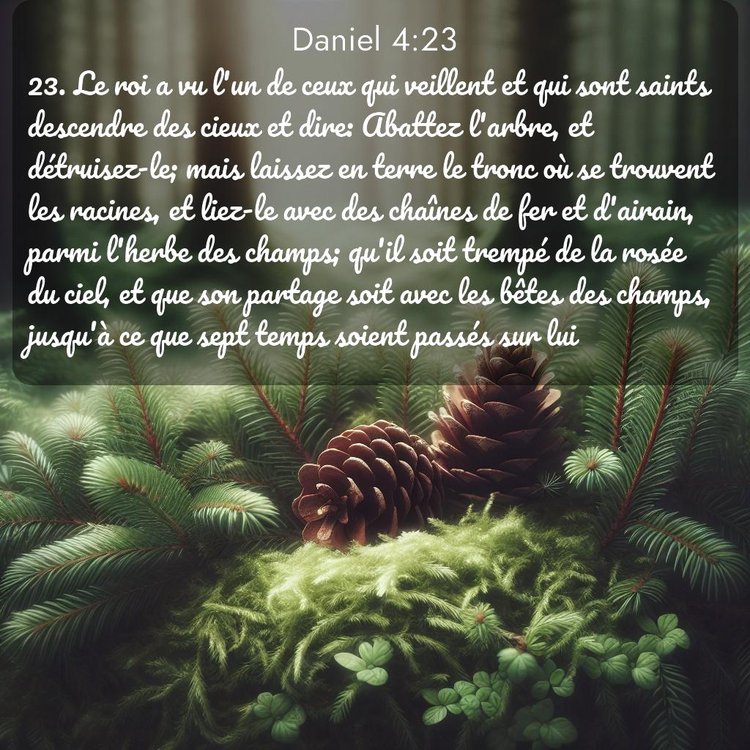 Segond Daniel 4:23