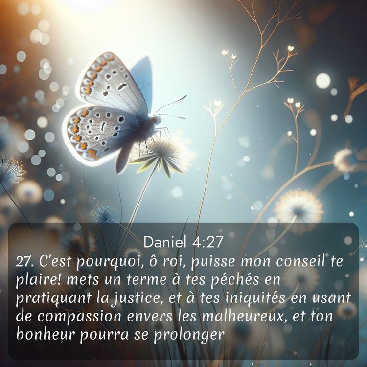 Segond Daniel 4:27