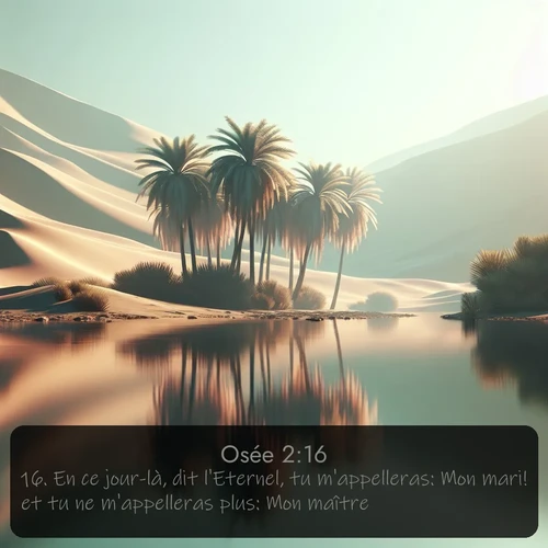 Segond Osée  ; image nature: image avec le verset biblique :En ce jour-là, dit l&#039;Eternel, tu m&#039;appelleras: Mon mari! et tu ne m&#039;appelleras plus: Mon maître! ;  ; 2:16