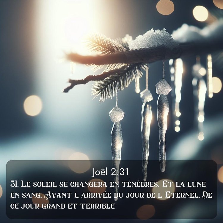 Segond Joël 2:31