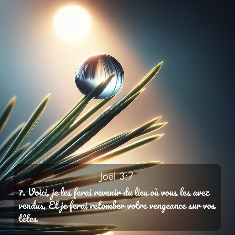 Segond Joël 3:7