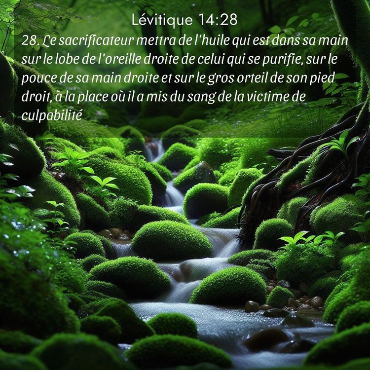 Segond Lévitique 14:28