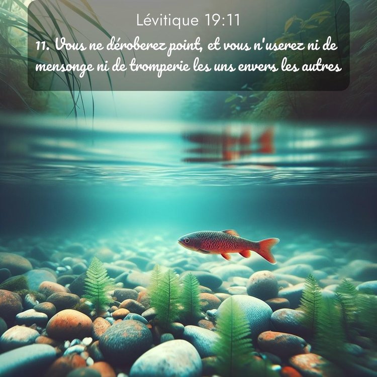 Segond Lévitique 19:11