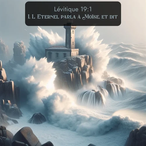 Segond Lévitique  ; image nature: image avec le verset biblique :L&#039;Eternel parla à Moïse, et dit: ;  ; 19:1