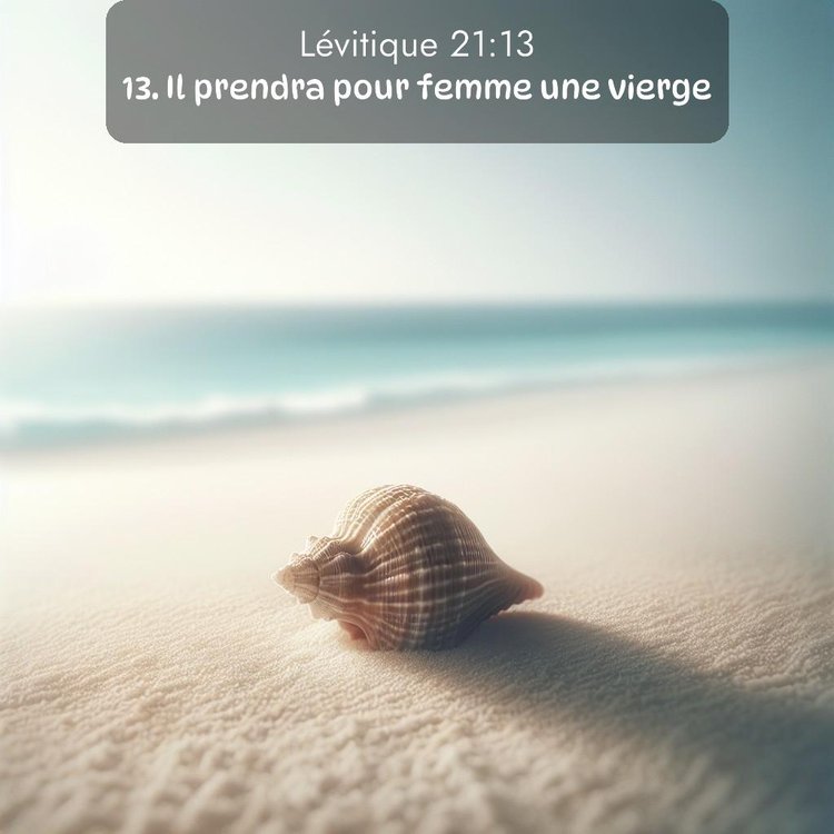 Segond Lévitique 21:13