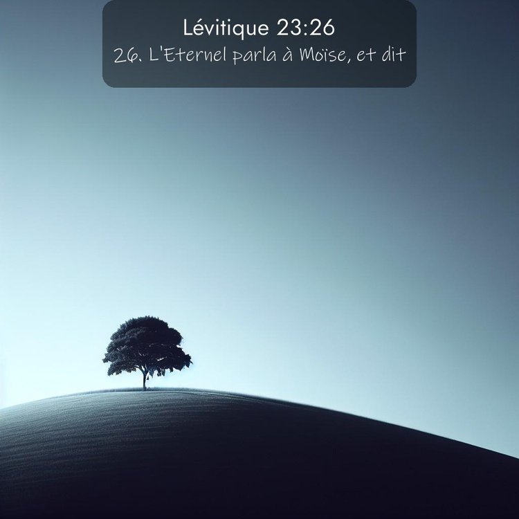 Segond Lévitique 23:26