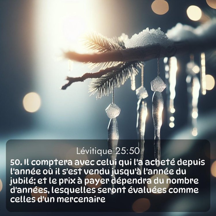 Segond Lévitique 25:50