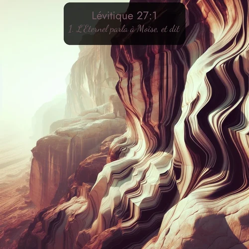 Segond Lévitique  ; image nature: image avec le verset biblique :L&#039;Eternel parla à Moïse, et dit: ;  ; 27:1