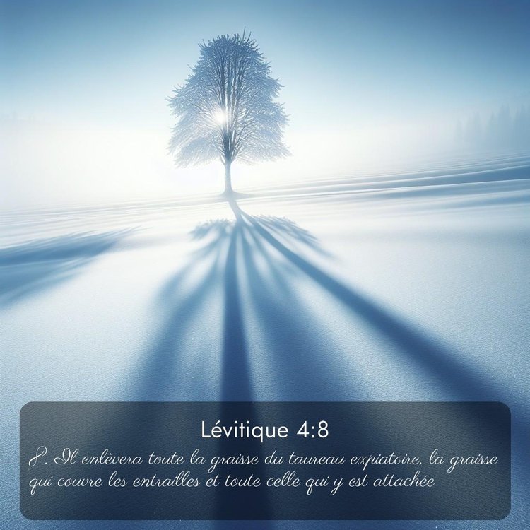 Segond Lévitique 4:8