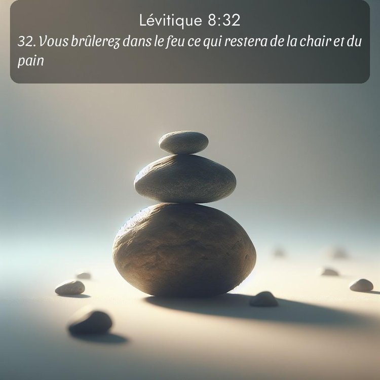 Segond Lévitique 8:32