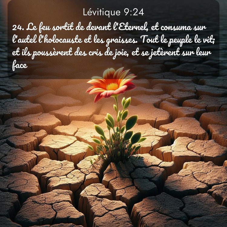 Segond Lévitique 9:24