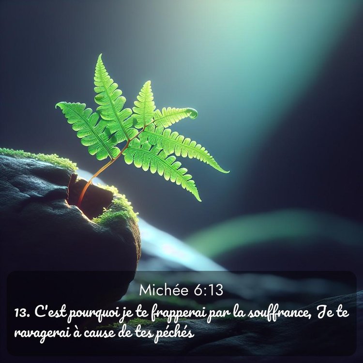 image nature avec verset biblique de la Bible